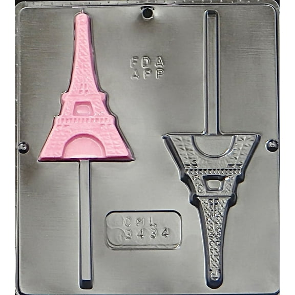 3434 Eiffel Tower Paris Lollipop Chocolate Candy Mold