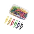 thumbnail image 1 of Guardoinrt 100x Paper Clip Metal Office School Paperclip Craft Paper Clamp with Case Style A 1Set, 1 of 6