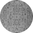 thumbnail image 1 of Ahgly Company Indoor Round Oriental Gray Industrial Area Rugs, 3' Round, 1 of 4
