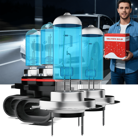 Headlight Light For Mitsubishi Outlander 2014-2020,Direct Plug and Play,9005 High Beam,H7 Low Beam,Halogen Headlight Bulbs for Car OEM Replacement,Pack of 4