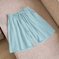 thumbnail image 4 of Aimik Women's Relaxed Shorts Elastic Waist Sports Shorts with Drawstring Summer Loose Fit Shorts, 4 of 6