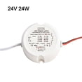 thumbnail image 1 of Transformateur LED 12V/24V 24W Anneau IP66 Alimentation à Tension Constante LED Blanc, 1 of 10