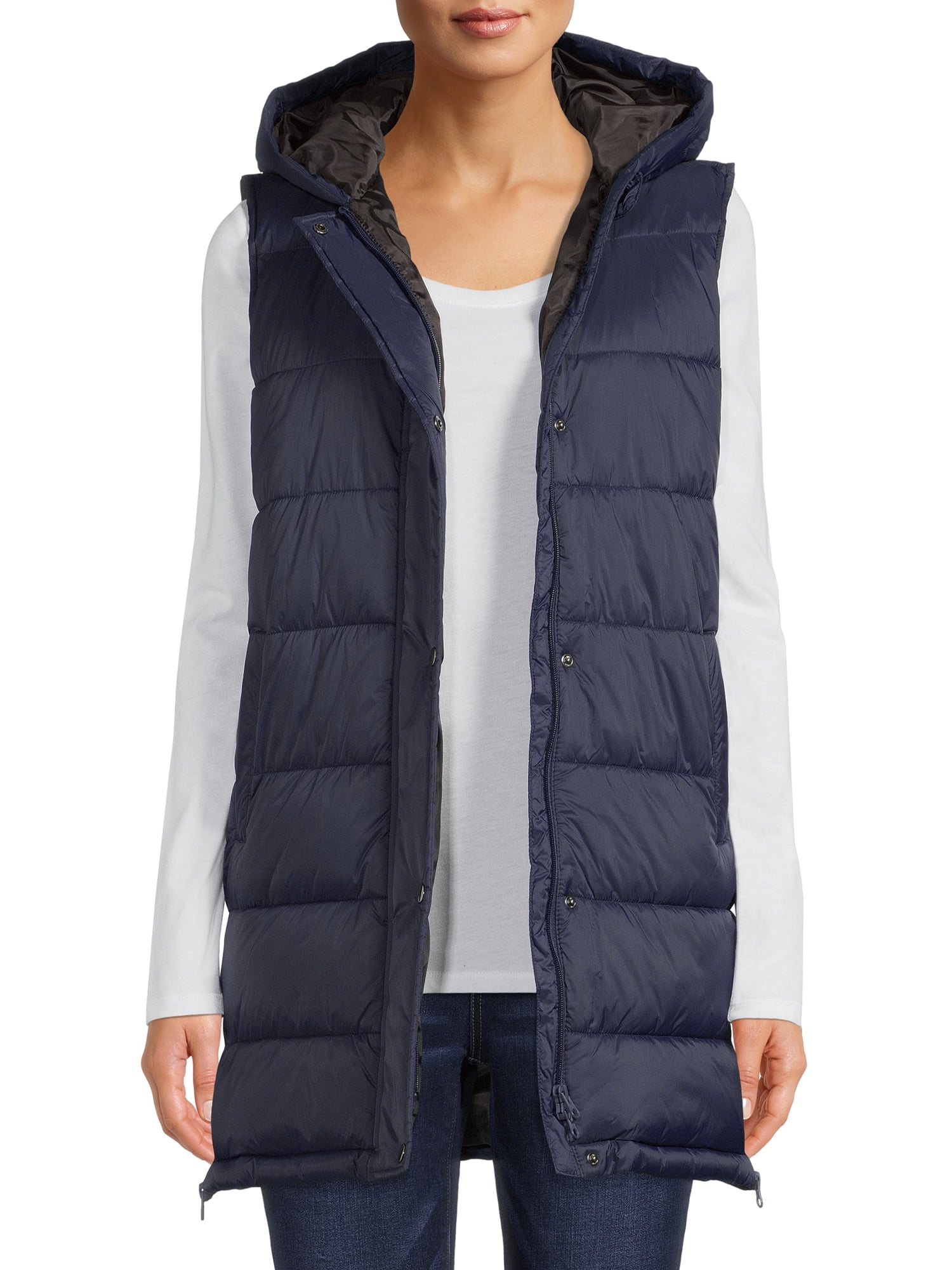 Swiss Tech Women's and Plus Hooded Tunic Vest
