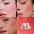 thumbnail image 4 of Maybelline Cloudtopia Whipped Blush, Blurred Matte Finish Cheek & Lip Mousse, Coral Illusion, 2.03 fl oz, 4 of 8