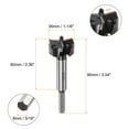 thumbnail image 2 of Broca Forstner de Carburo de 30 mm (1-1/6") con 3 Flautas y 4 Espigas para Hinge de Madera, 2 of 6