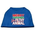 thumbnail image 1 of Ya Filthy Animal Screen Print Pet Shirt Blue Xxxl (20), 1 of 1