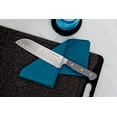 thumbnail image 6 of Dura Living Forged 7 Inch Santoku Knife - Razor Sharp Kitchen Cutting Chopping Knife, Professional High Carbon Stainless Steel Cooking Knife for Meat, Vegetables, and Fruits, Grey, 6 of 7