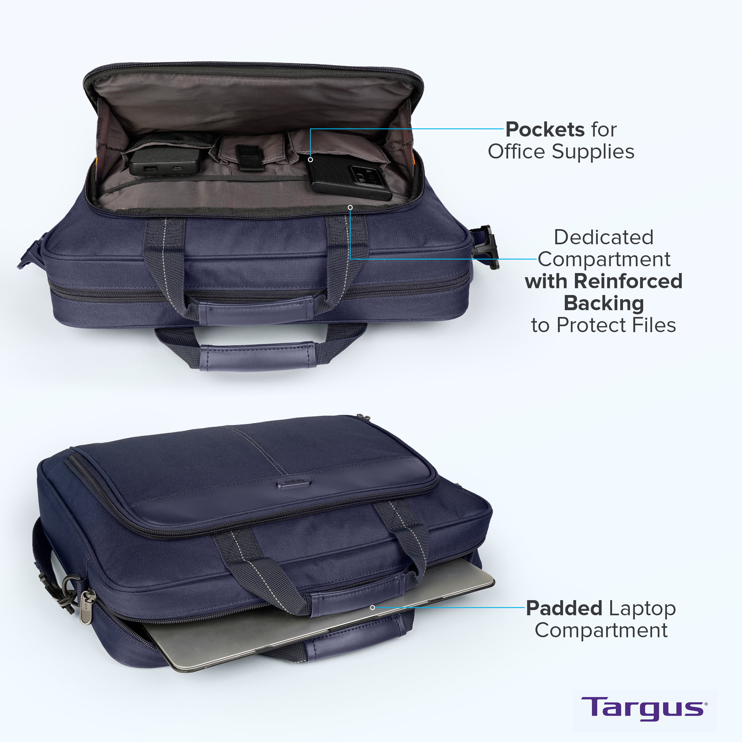 Targus Laptop Bag — Blue 15.6