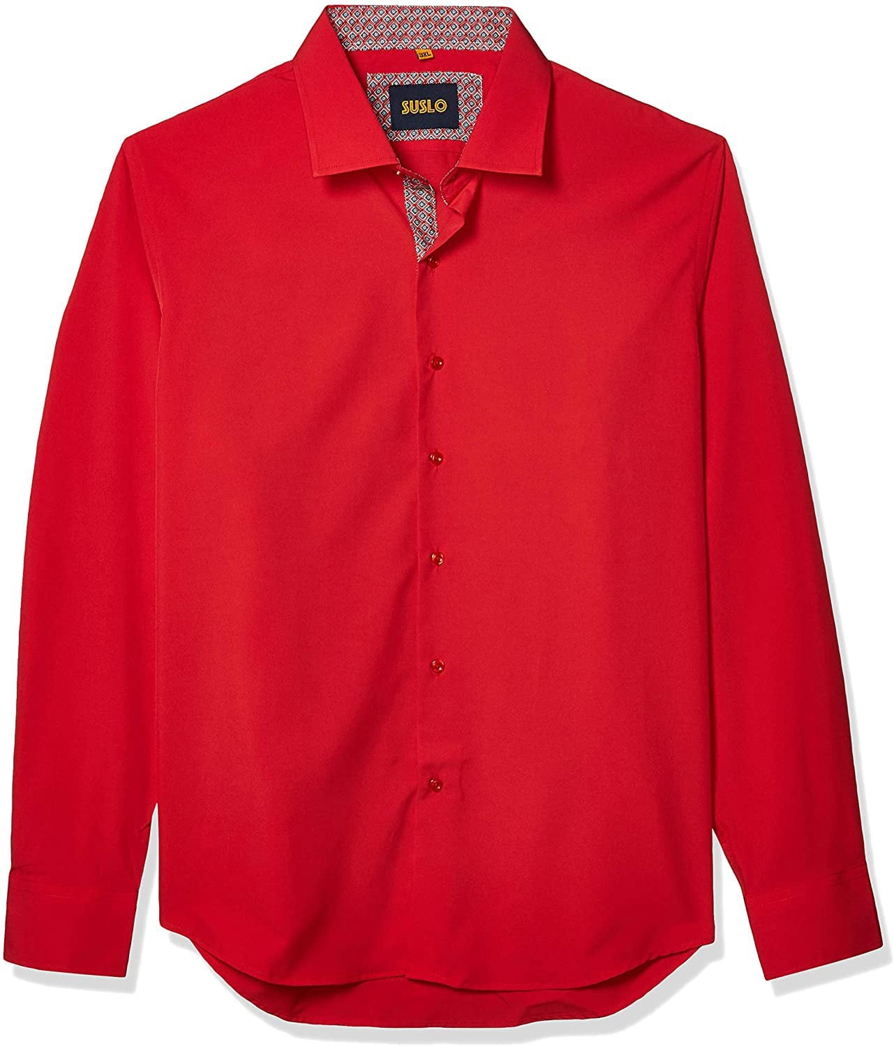 Azaro Uomo Mens Dress Shirts | Red 