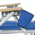 thumbnail image 2 of AMERTEER Chaise de Plage Portable Haute Résistance avec Appui-Tête Réglable Bleu, 2 of 9