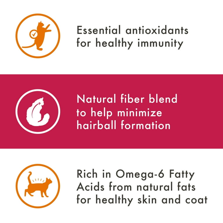 Nutro Wholesome Essentials Hairball Control Adult Chicken and Brown Rice Dry Cat Food 14 lbs