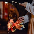 thumbnail image 4 of Graflsoa DIY Goldfish Lantern Kit for Kids - Traditional Mid-Autumn Festival Handmade Craft with LED Lights, Red and Pink Options, 4 of 5