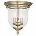 thumbnail image 3 of Livex Lighting 5024-01 Ceiling Mount - Antique Brass, 3 of 3