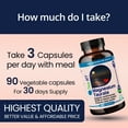 TrueMed Magnesium Taurate 1500 mg, Cardiovascular Support, Anxiety Relief & Sleep Quality, 90