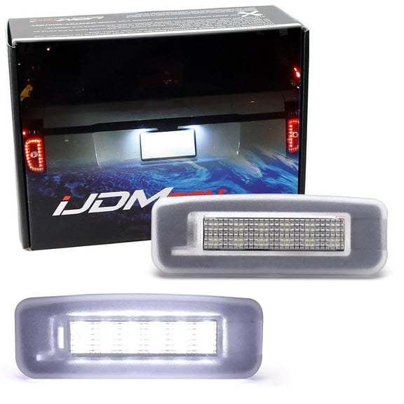 Super Bright Xenon White 18-SMD Full LED License Plate Light Kit For Ford 2000-2007 Focus (US models)