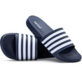 thumbnail image 1 of GETAC Sandalias HOMBRE MUJER CHANCLAS, Pantuflas Suela gruesa Antiderrapante, Textura suave Empeine amplio EVA,Azul marino, 1 of 13