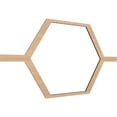 thumbnail image 3 of 81 7/8"W x 47 1/4"H x 3/8"T King Size Westmore Decorative Fretwork Wood Ceiling Panels, Hickory, 3 of 10
