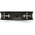 thumbnail image 5 of Chisel Stainless Steel Polished Black IP-plated Cross 6.2mm Concave Band - Ring Size 13.0, 5 of 8