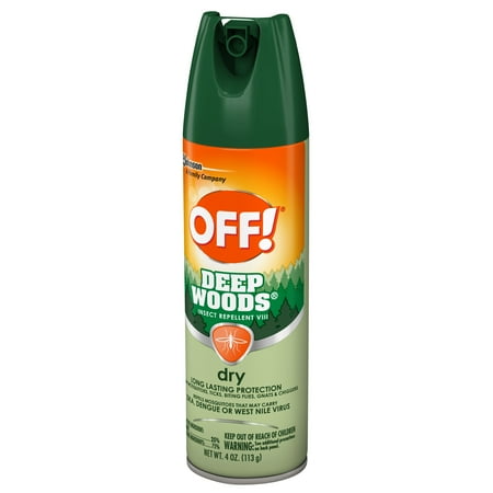 OFF! Deep Woods Long Lasting Prote Countion 25% Deet Inse Count Repellent VIII Aerosol, 4 oz