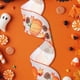 thumbnail image 4 of Decoración con cinta de Halloween: Cinta de lino sintético con estampado de calabaza y hoja de arce para manualidades navideñas, 4 of 6