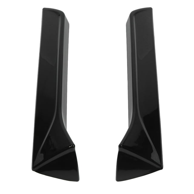 Rear Window Wing Cover, Exterior Clear Coating Rear Window Side Spoiler Anti Aging 2PCS Peel And Paste For Car Modification Glossy Black