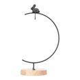 thumbnail image 1 of Support d'Ornement Design Lapin Pot de Fleurs Suspendu Support de Bureau en Fer, 1 of 9