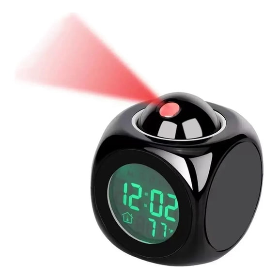 Projection Alarm Clock, Ceiling Display, Sno Table