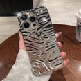 thumbnail image 1 of Funda de teléfono galvanizada chapada en oro de lujo para iPhone 14 13 12 Pro Max 11 X Xsmax XR 8 7 Plus, espejo Flip Coque Lens Protection, 1 of 4