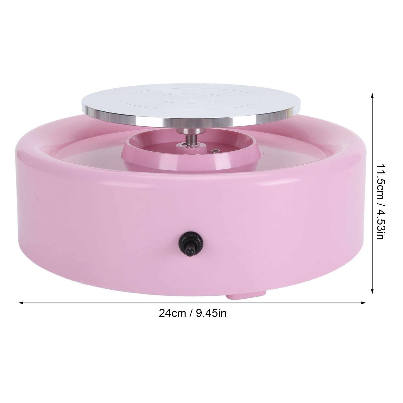 BIMZUC Premium Pink Pottery Wheel Machine For Adults And Kids Variable Speed Ceramic Forming Equipment With Basin Adapter Hex Wrench EU Plug 100-240V For Art Craft Studio Home DIY Projects
