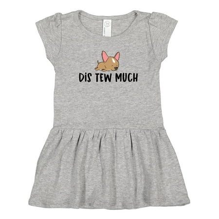

Inktastic Napping Dis Tew Much Chihuahua White and Tan Gift Toddler Girl Dress