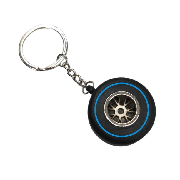 Llavero De Neumático De Coche, Llavero De Neumático De Goma Suave, Colgante De Neumático Pequeño Creativo, Decoración De Coche, Accesorios De Coche, Regalo Minnieouse AP006654-04