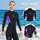 thumbnail image 1 of Traje De Baño Deportes Acuáticos Trajes de neopreno de 3 mm Trajes de buceo para mujeres para deportes acuáticos (Púrpura S), 1 of 5