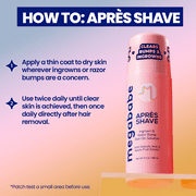Megababe Après Shave, Ingrown Hair & Razor Bump Liquid Roll-on Treatment, 3 fl oz