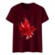 thumbnail image 1 of Camisas de Manga Corta para las Mujeres Impresión de Manga Corta Cuello Redondo, Camisa Casual de Poliéster para las Mujeres, Lavado de Manos, 1 of 8