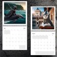thumbnail image 3 of Weird Medieval Quest Cats Calendar 2025, Funny Cat Wall Hanging Monthly Calendar, 3 of 5