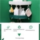 thumbnail image 5 of Injueey Estante de esquina Triangular sin perforaciones estante de almacenamiento estantes organizador soporte adhesivo accesorio de baño Juegos de accesorios de baño Gris, 5 of 6