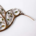 thumbnail image 3 of Metal Bird With Branches Leaves Wall Art, Tree Branch Metal Bird Wall Decor Metal Wall Sculpture, 3 of 7