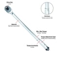 thumbnail image 2 of Llave de Torque Performance Tool M200DB 1/2" de Carraca 14-203 Nm, 2 of 8