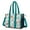 Pioneer Flower Floral-3, variant on Teacher Tote Bag,Pioneer Flower Floral Print Pattern Teacher Utility Tote Bag,Large Work Tote Bags for Women with Multiple Pockets,Top Zipper Closure,13.8x10.6x6.7 Inch