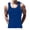 #03 Blue 【Mix & Match: Essential Colors in Stock】, variant on Men's Summer Knitted Vertical Stripe Tank Top Muscle Fit Round Neck Singlet for Fitness Sports Gym Workout Casual Streetwear Essential | AESTIVO,White 2XL