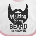 thumbnail image 4 of Inktastic Waiting for My Beard to Grow in Boys Baby Bib, 4 of 4