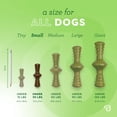 thumbnail image 4 of Benebone Zaggler Rolling Dog Chew Toy for Aggressive Chewers, Real Chicken, Made in USA, Small, 4 of 6