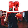 thumbnail image 6 of funtasica Boxing Gloves Boxing Equipment Kickboxing Gloves Punching Gloves Sparring Gloves for Sparring Karate Sanda, Workout Taekwondo red 10OZ, 6 of 8
