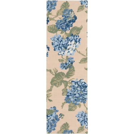 - Waverly Sun & Shade Yellow Blue Indoor/Outdoor Area Rug by Nourison