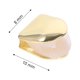thumbnail image 3 of 2Pcs Hip Hop Teeth Brace Brackets de un diente Dientes brillantes Decoración de los dientes Accesorios de los dientes Golden, 3 of 7