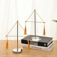 thumbnail image 2 of CIMAXIC Office Desk Flag Rack Metal Table Flag Rack Telescopic Flagpole Flag Rack (Metal + Stainless Steel Base),18.9"X3.54"X0.59", 2 of 4