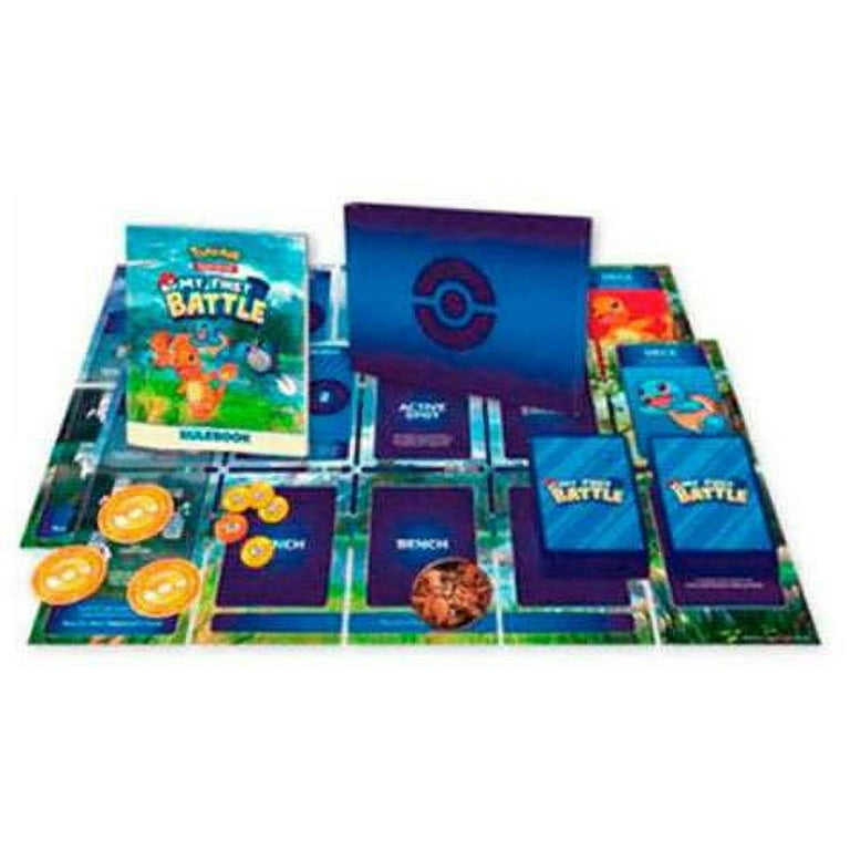 Pokemon TCG: First Battle Mini Starter Set (2x17-Card Decks, Playmats, Coin  & More) - Walmart.com
