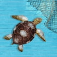 thumbnail image 5 of Eangee Sea Turtle Wall Decor With Brown Checkered Shell, 5 of 5