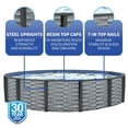 thumbnail image 2 of Affinity 24-ft Round 52-in Deep 7-in Top Rail Resin Swimming Pool Package, 2 of 9