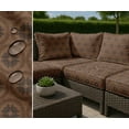 thumbnail image 7 of Soimoi Waterproof Outdoor Fabric By The Yard | Block Print on Brown | 56" Wide | UV Resistant & Durable Taffeta Material for Cushions, Covers, Curtains, awning & DIY Projects, 7 of 7